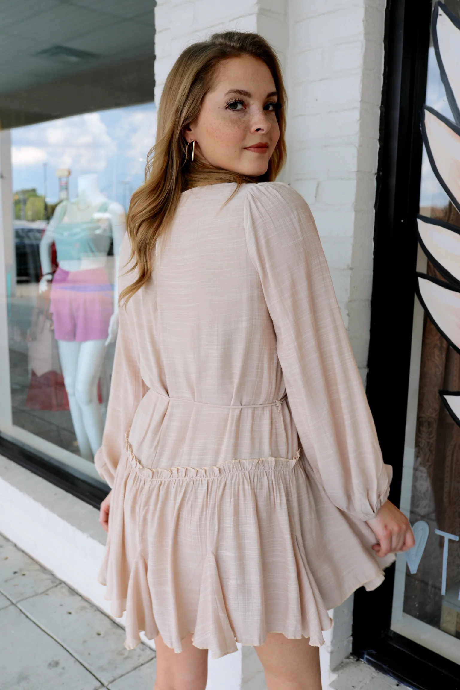 SIZE LARGE All For You Ruffle Dress - Image 11