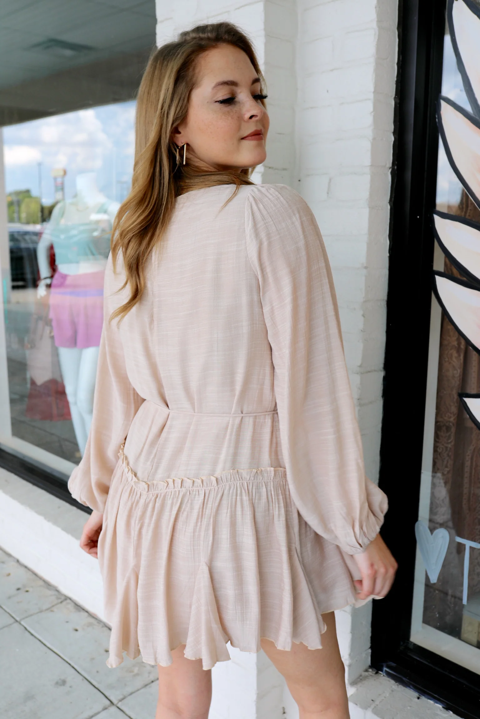 SIZE LARGE All For You Ruffle Dress - Image 12