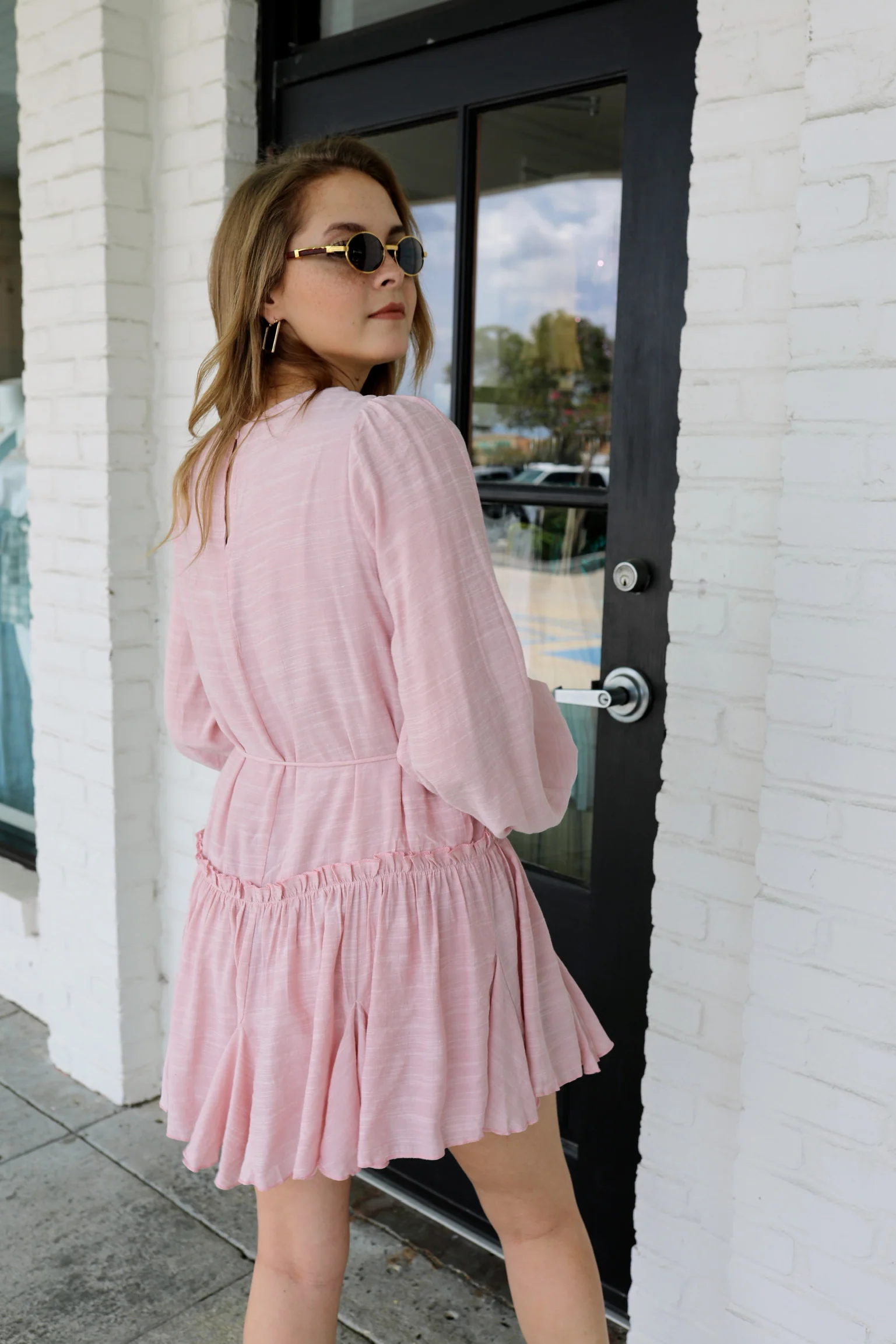 SIZE LARGE All For You Ruffle Dress - Image 3