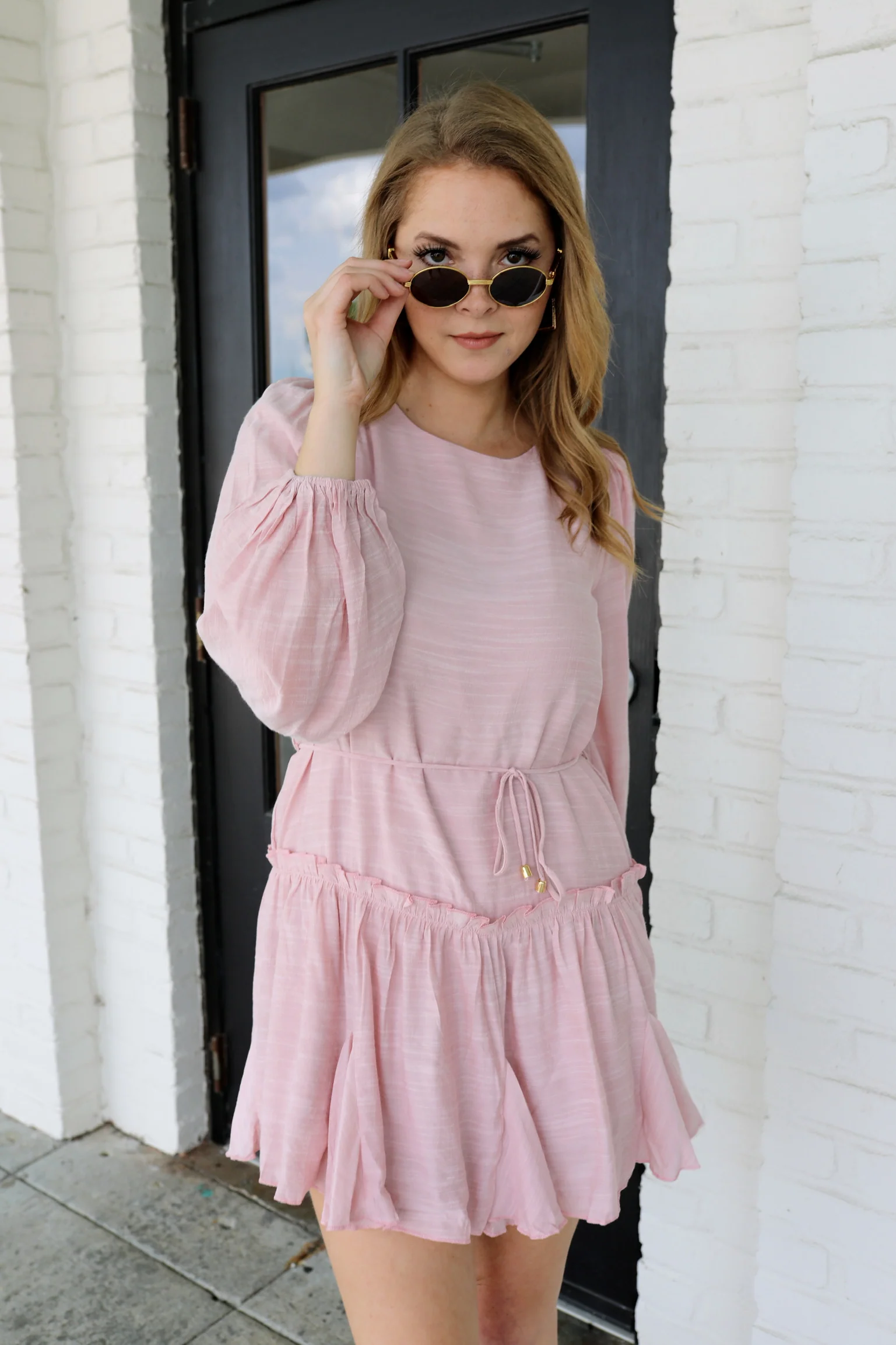 SIZE LARGE All For You Ruffle Dress - Image 5