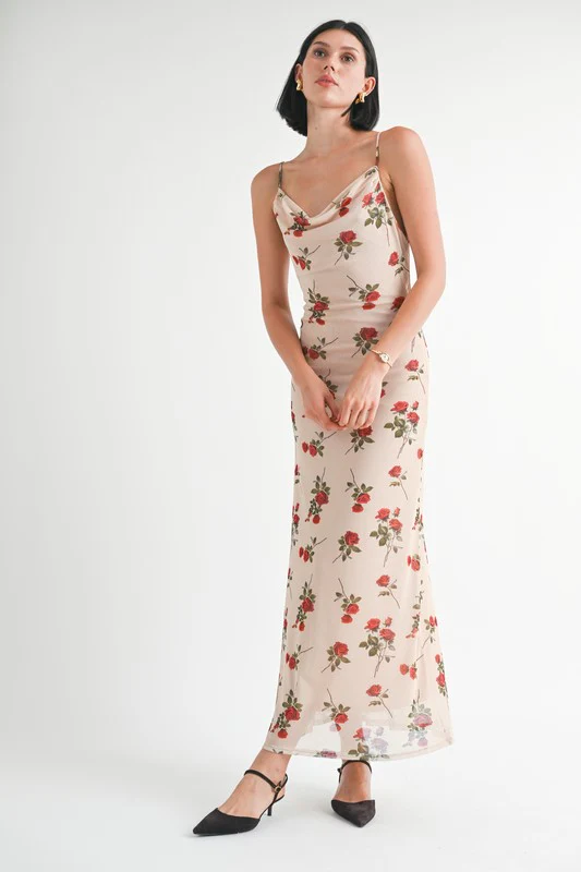 SASHA MAXI DRESS WITH OPEN BACK - Image 4