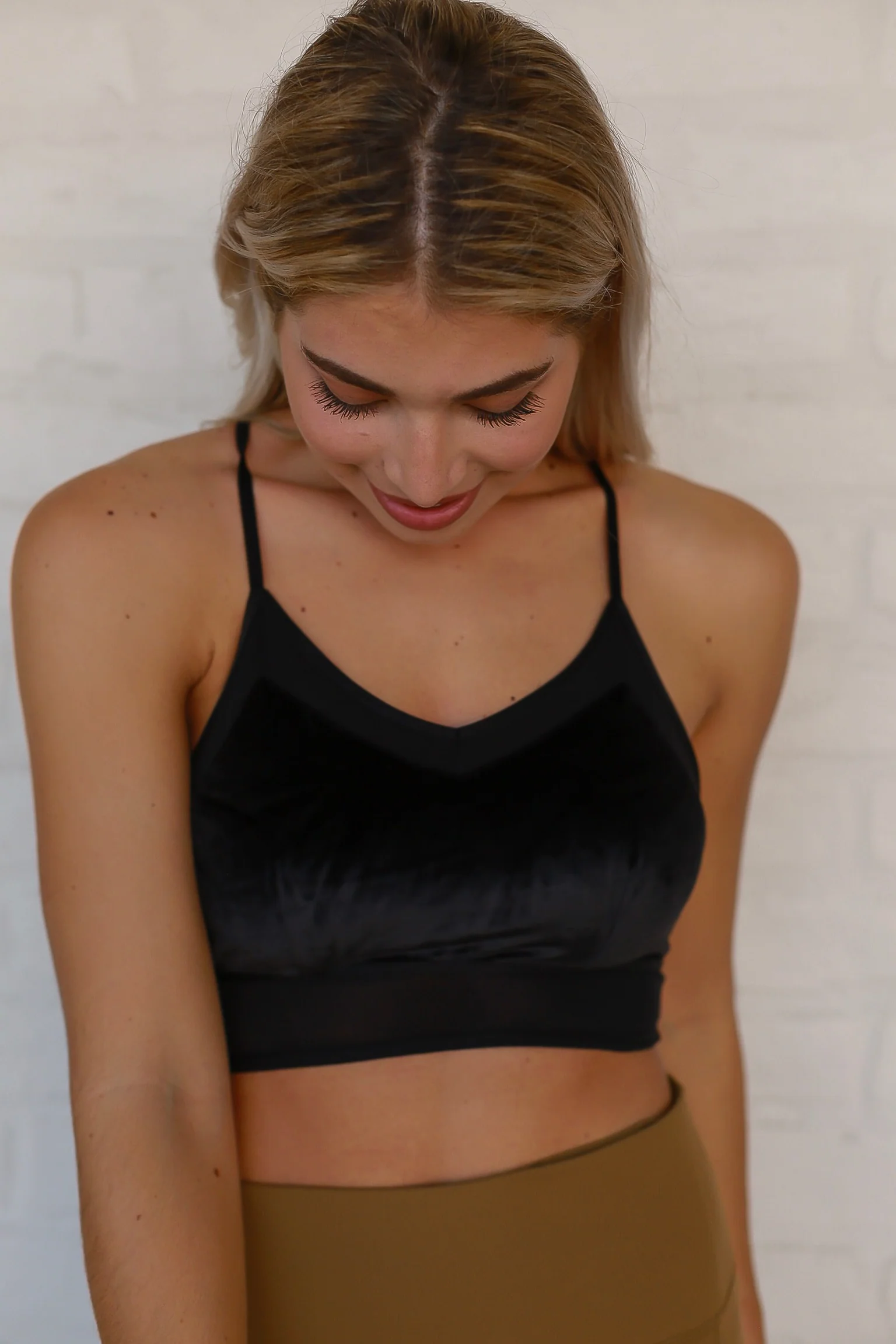 Felt Velvet Sports Bra - Image 5