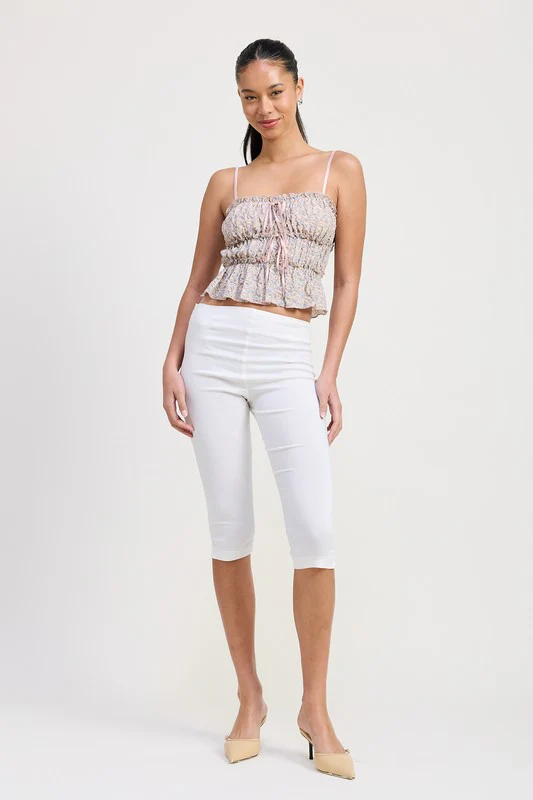 MALEY FLORAL TIERED  RUFFLE TOP - Image 5