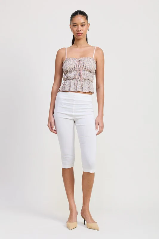 MALEY FLORAL TIERED  RUFFLE TOP - Image 6