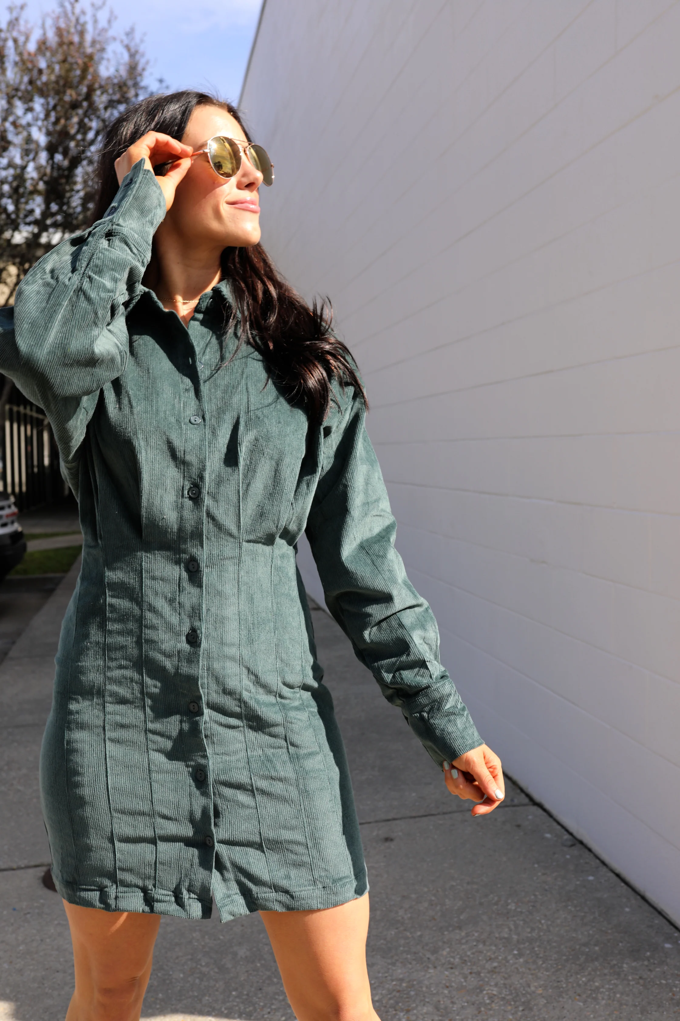 Georgia Corduroy Dress - Image 10