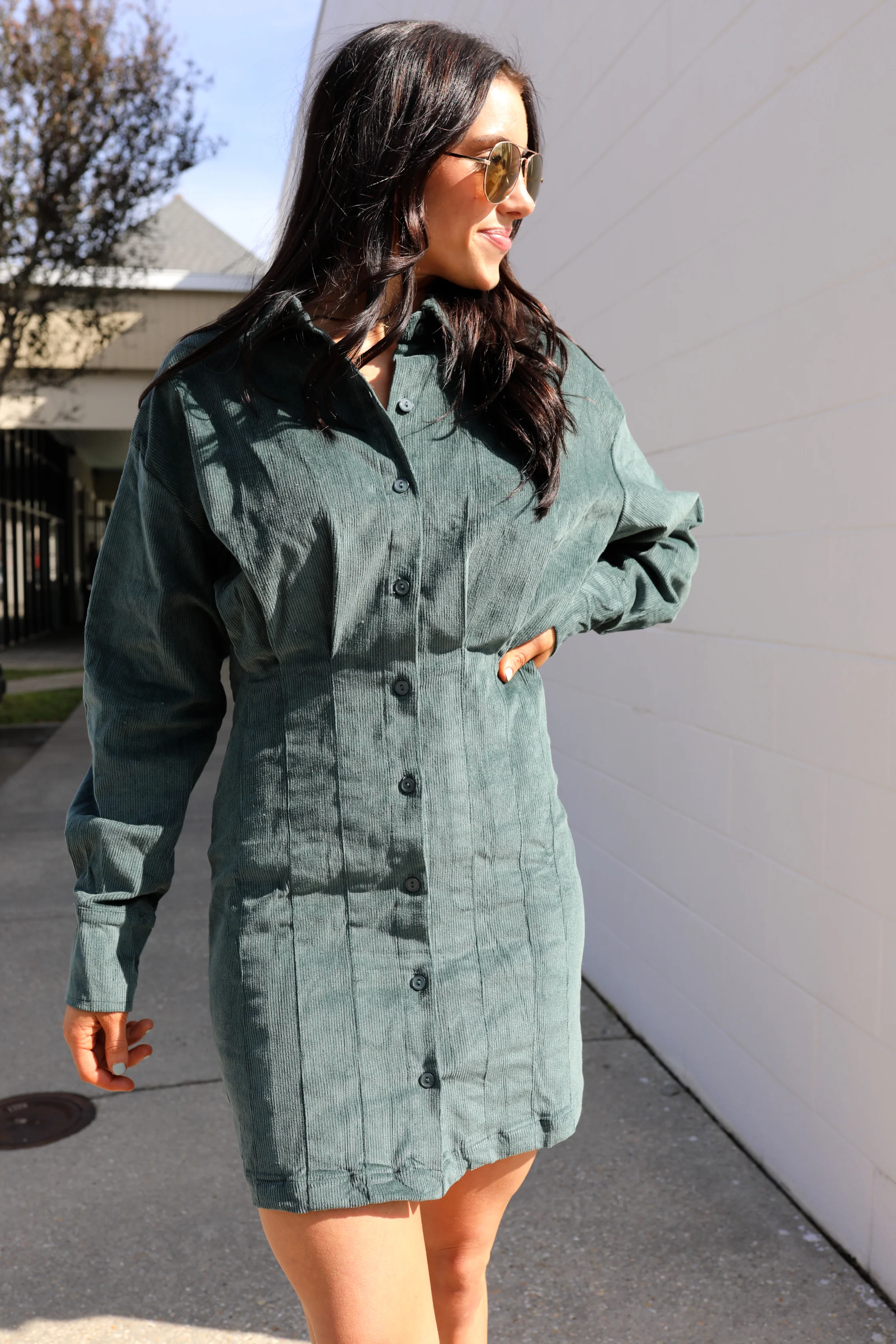 Georgia Corduroy Dress - Image 9