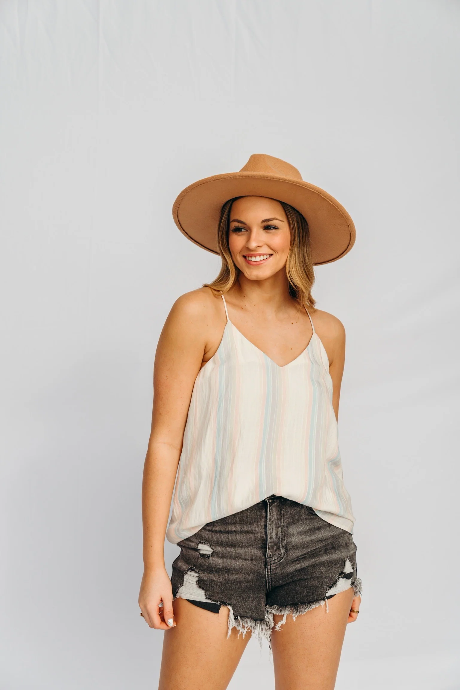 SIZE LARGE I'm All Yours Striped Tank Top - Image 3