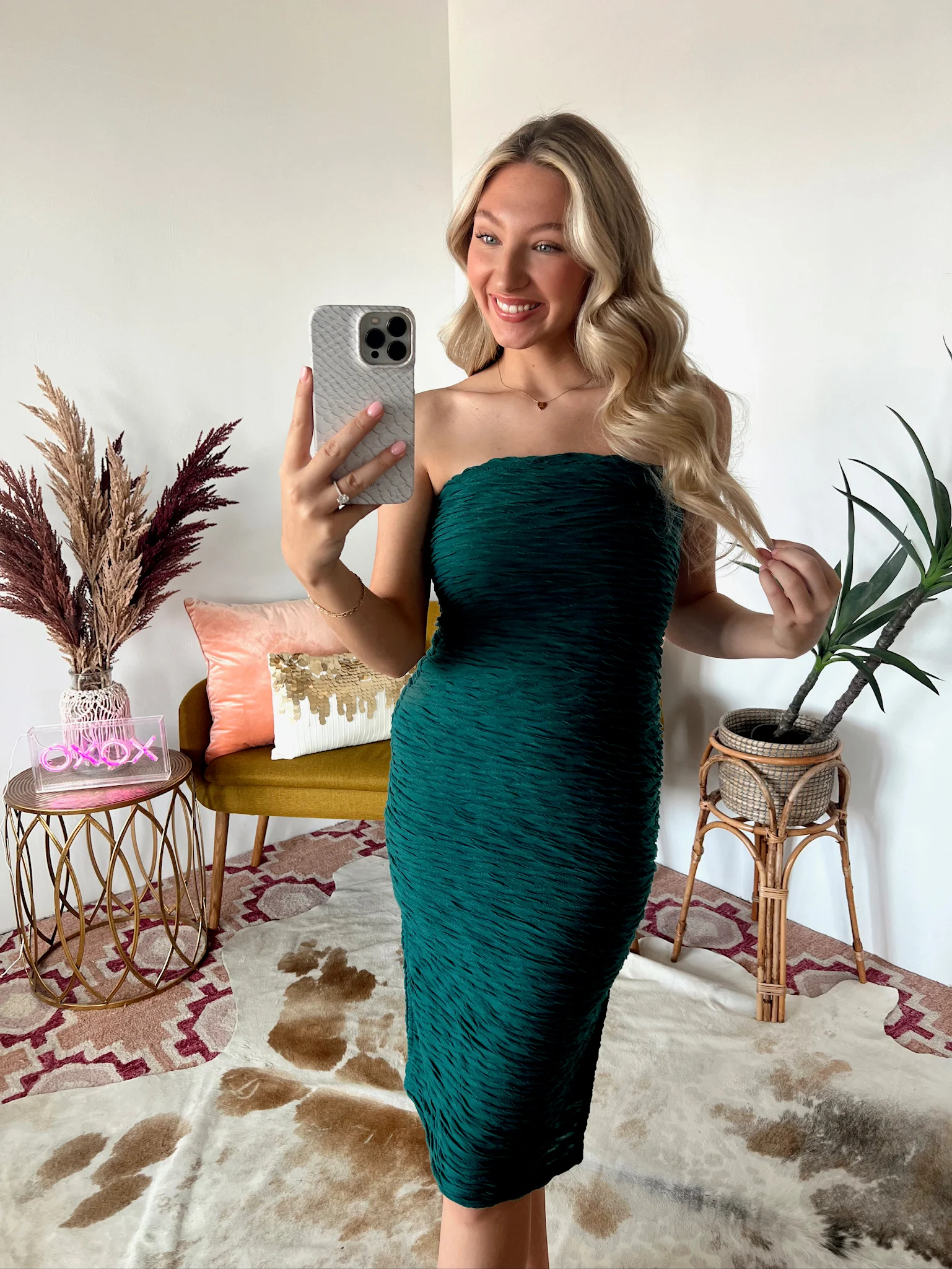 SIZE LARGE Jaclyn Strapless Bodycon Dress - Image 11