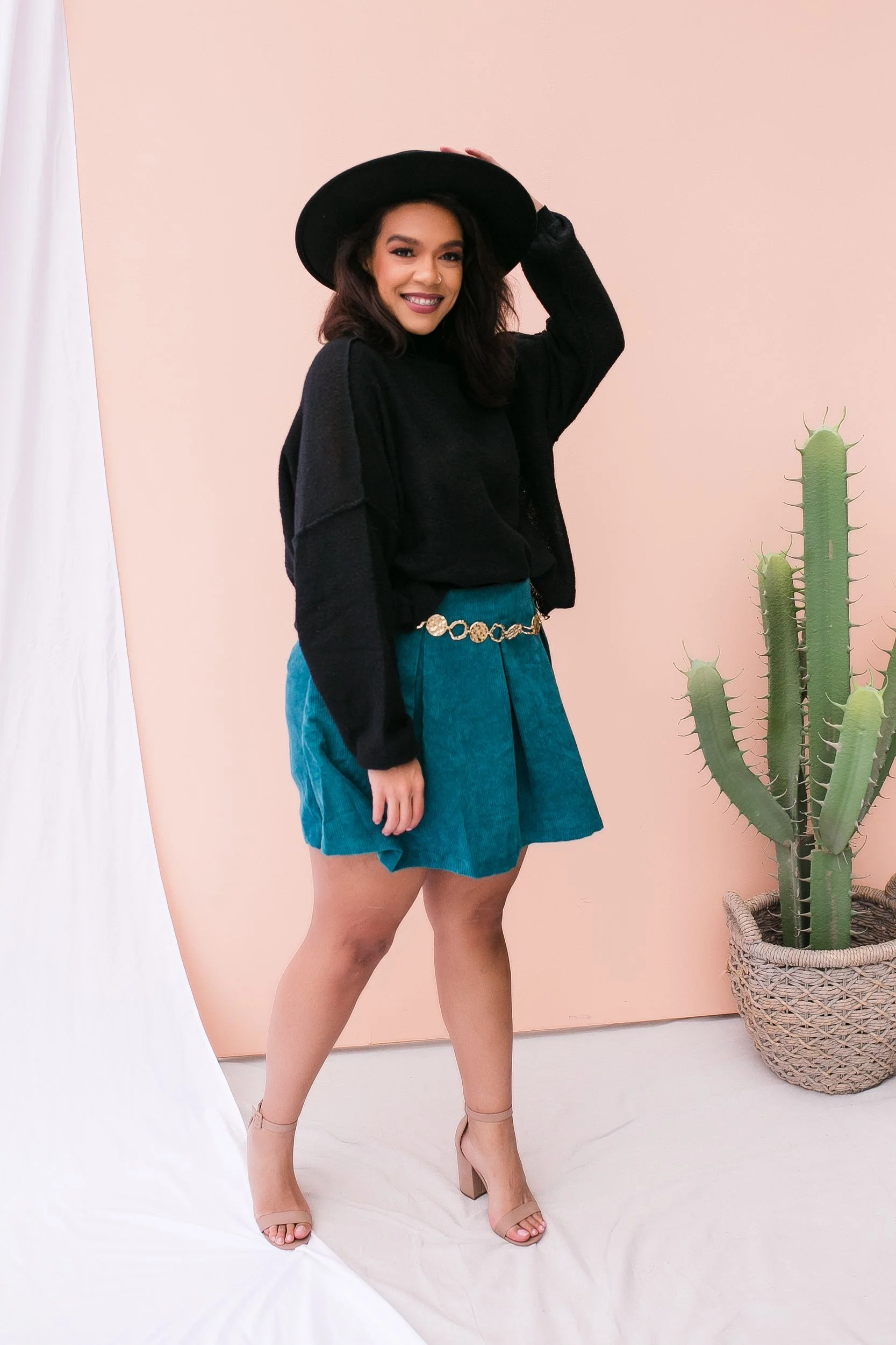 PLUS SIZE Graycen Corduroy Skort - Image 5