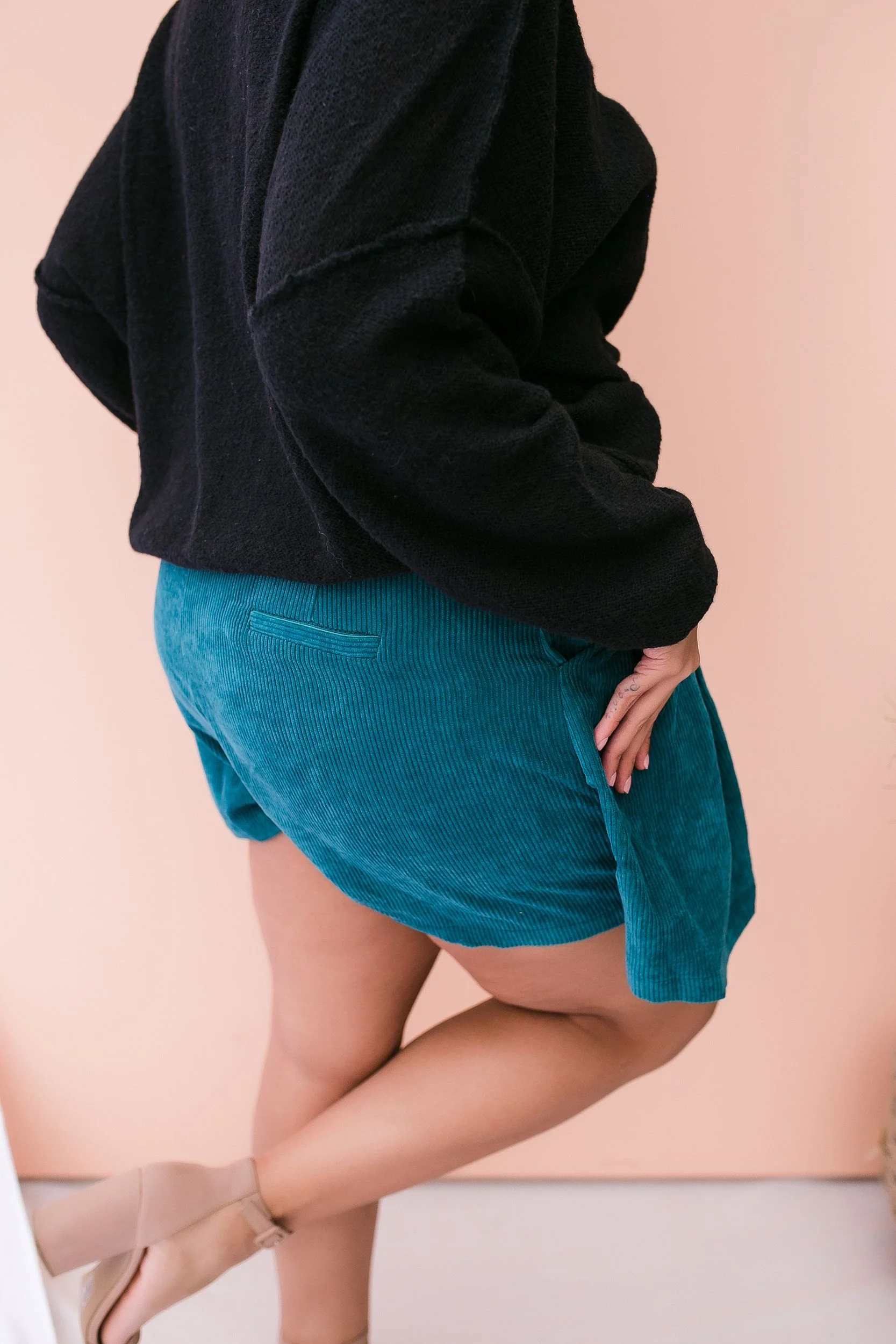 PLUS SIZE Graycen Corduroy Skort - Image 6