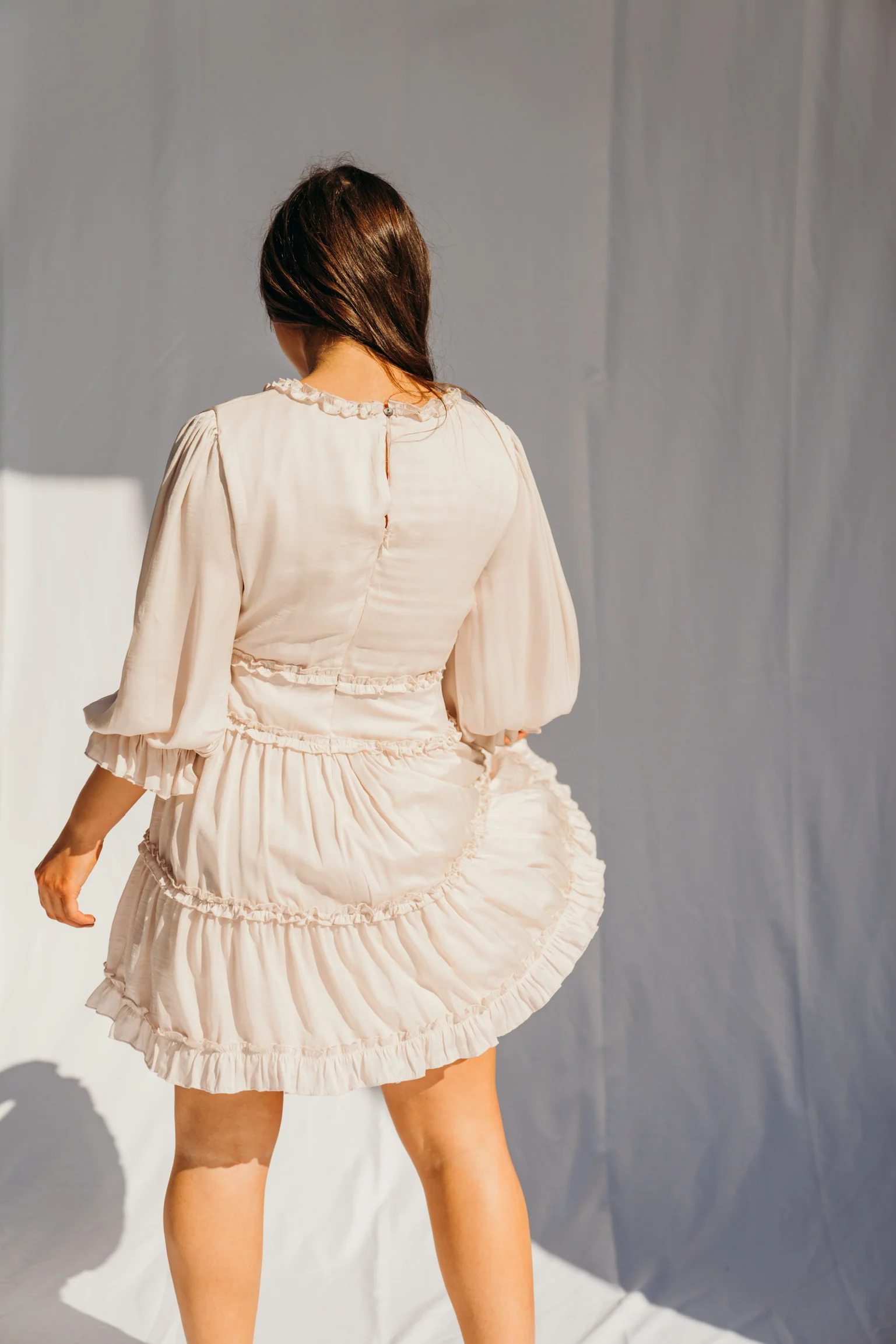 SIZE LARGE Vienna Ruffle Dress - Image 13