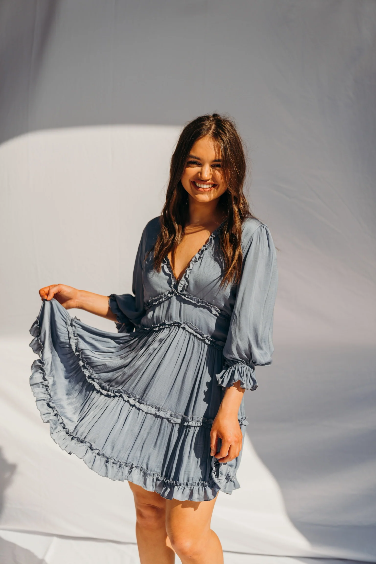 SIZE LARGE Vienna Ruffle Dress - Image 3