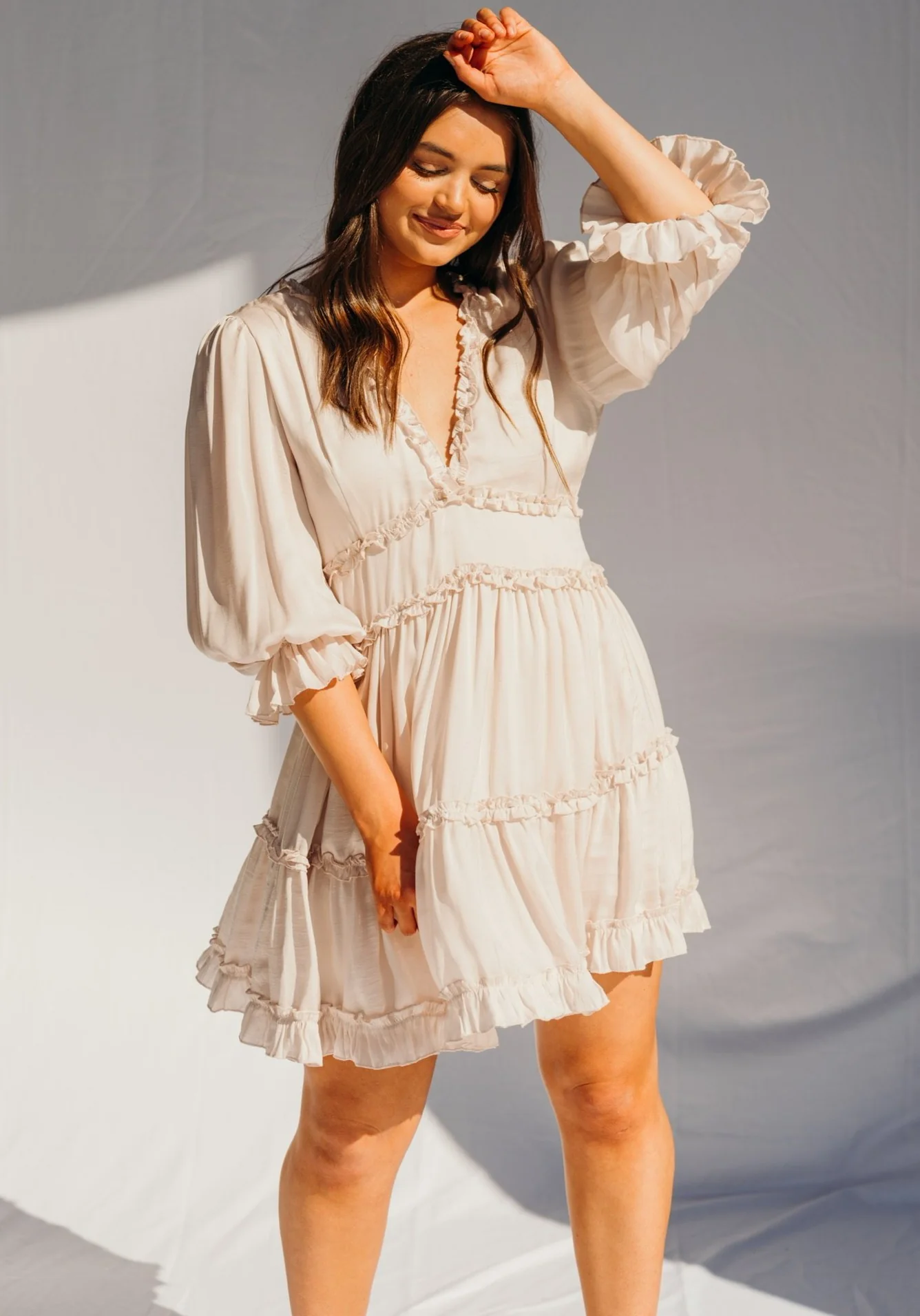 SIZE LARGE Vienna Ruffle Dress - Image 7