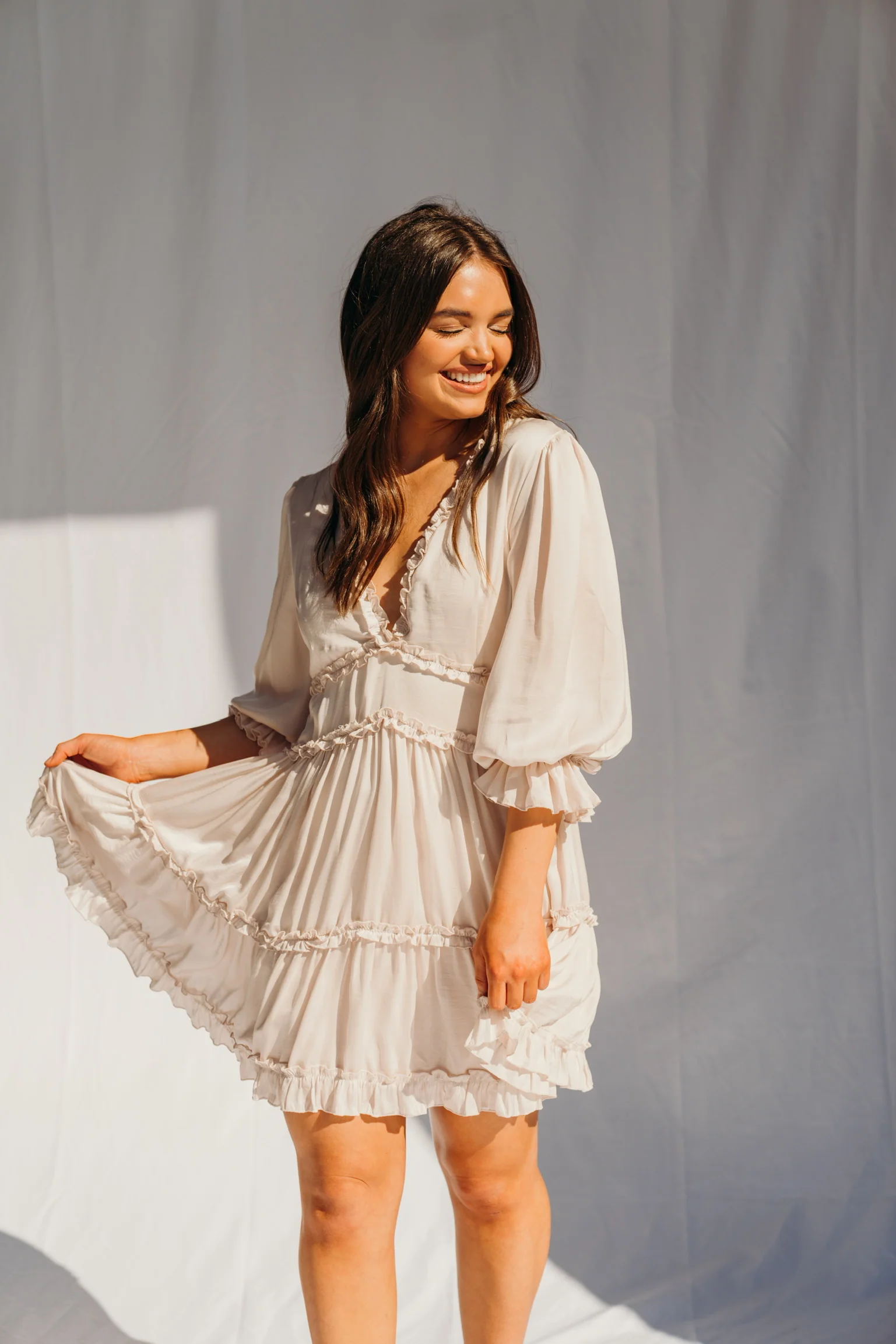 SIZE LARGE Vienna Ruffle Dress - Image 9